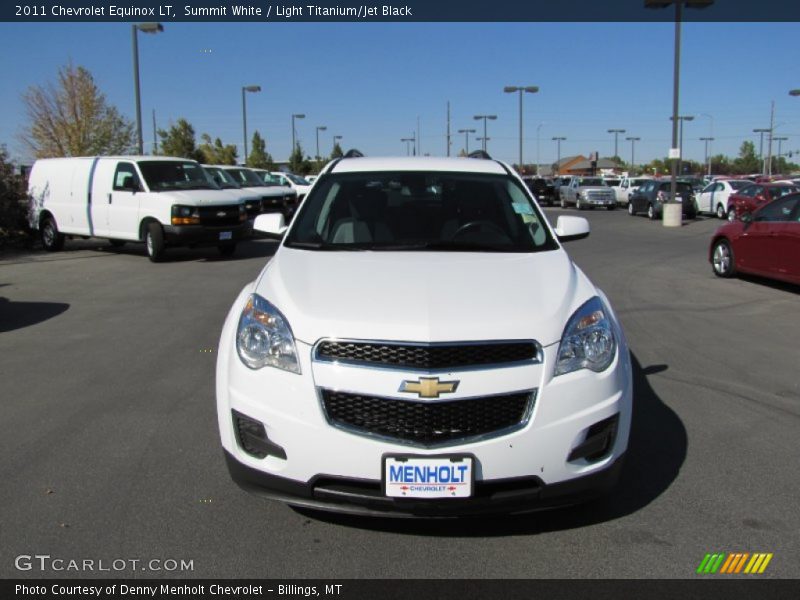 Summit White / Light Titanium/Jet Black 2011 Chevrolet Equinox LT