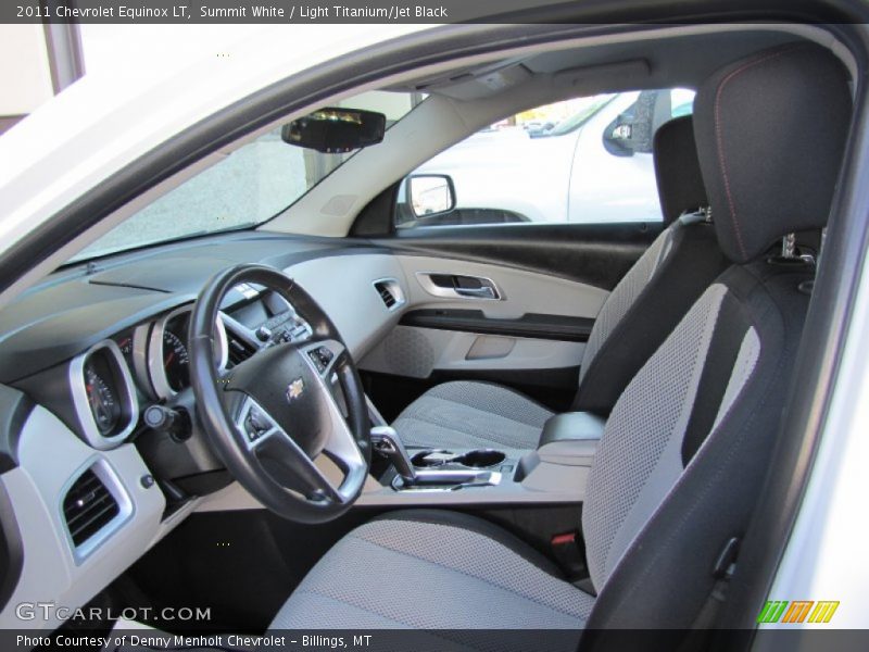 Summit White / Light Titanium/Jet Black 2011 Chevrolet Equinox LT
