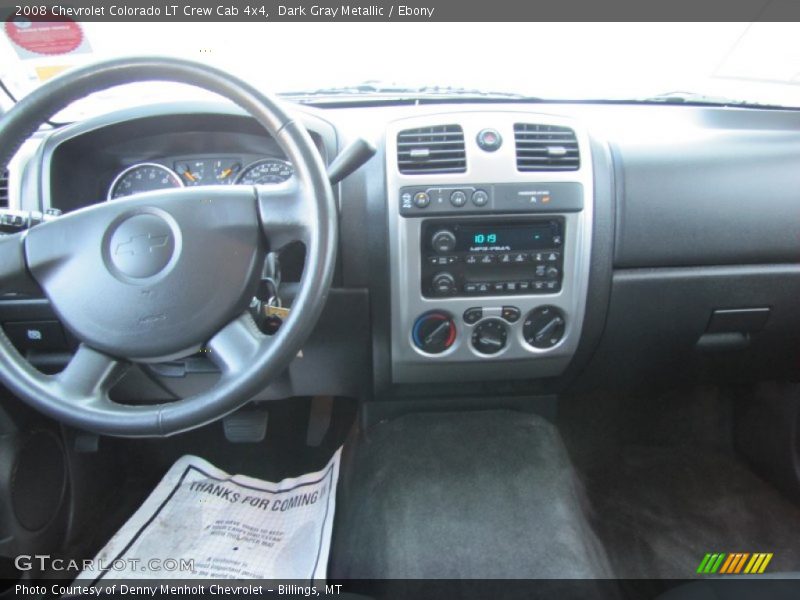 Dark Gray Metallic / Ebony 2008 Chevrolet Colorado LT Crew Cab 4x4