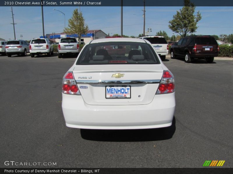Summit White / Charcoal 2010 Chevrolet Aveo LT Sedan