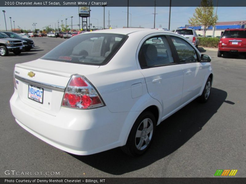Summit White / Charcoal 2010 Chevrolet Aveo LT Sedan
