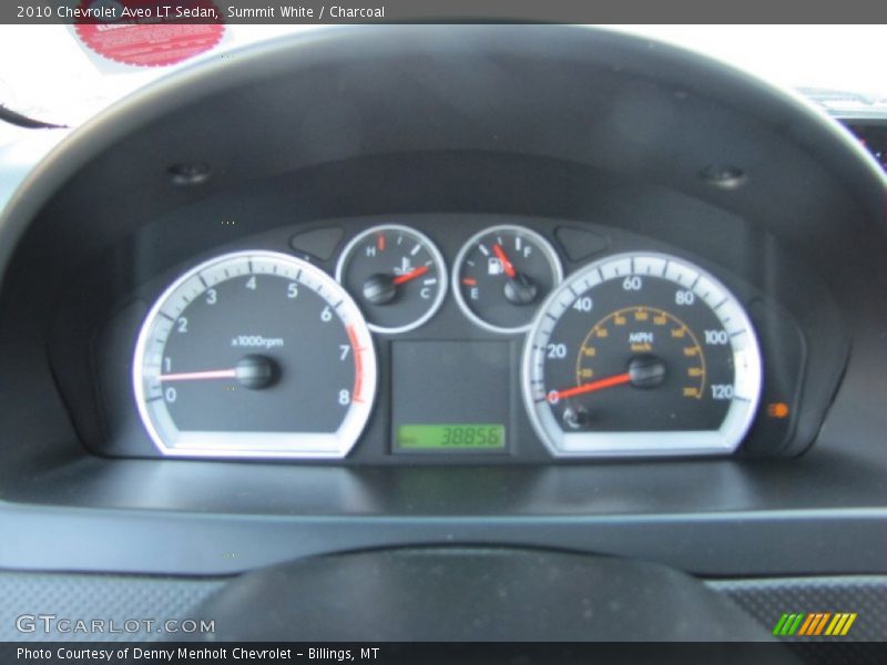 Summit White / Charcoal 2010 Chevrolet Aveo LT Sedan