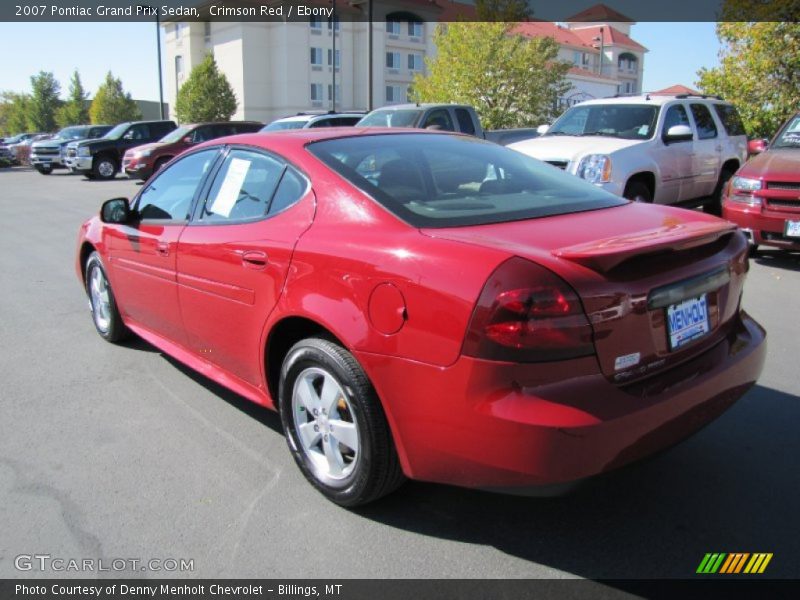 Crimson Red / Ebony 2007 Pontiac Grand Prix Sedan