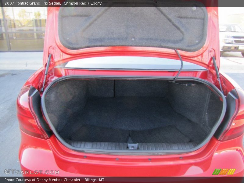 Crimson Red / Ebony 2007 Pontiac Grand Prix Sedan