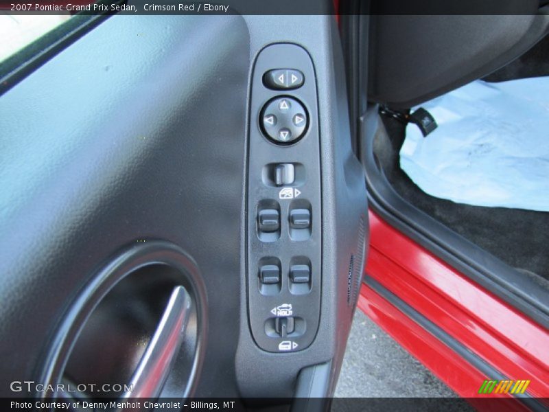 Crimson Red / Ebony 2007 Pontiac Grand Prix Sedan