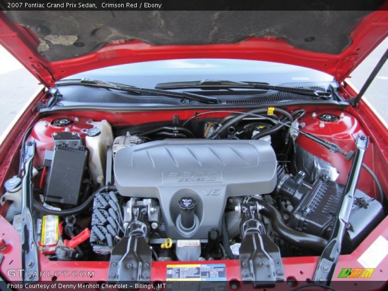 Crimson Red / Ebony 2007 Pontiac Grand Prix Sedan