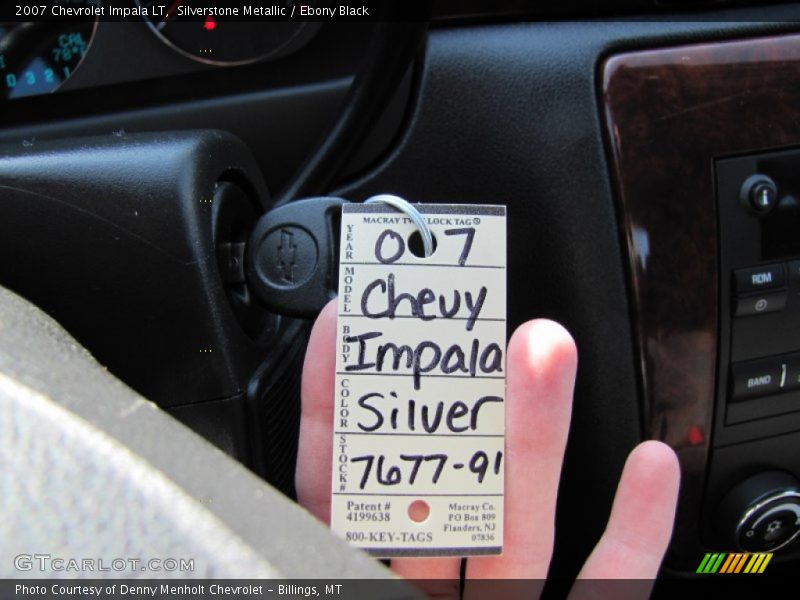 Silverstone Metallic / Ebony Black 2007 Chevrolet Impala LT