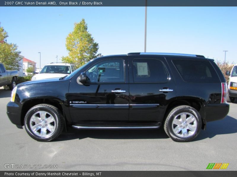 Onyx Black / Ebony Black 2007 GMC Yukon Denali AWD