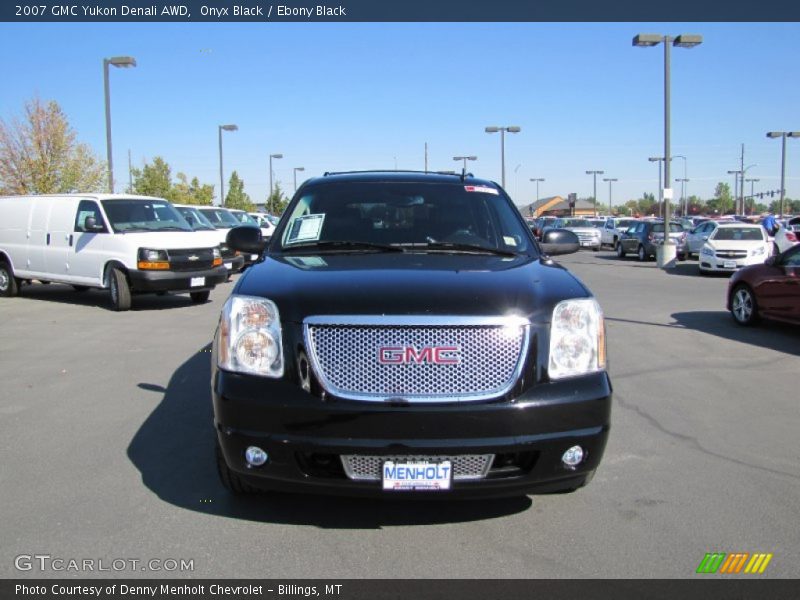 Onyx Black / Ebony Black 2007 GMC Yukon Denali AWD