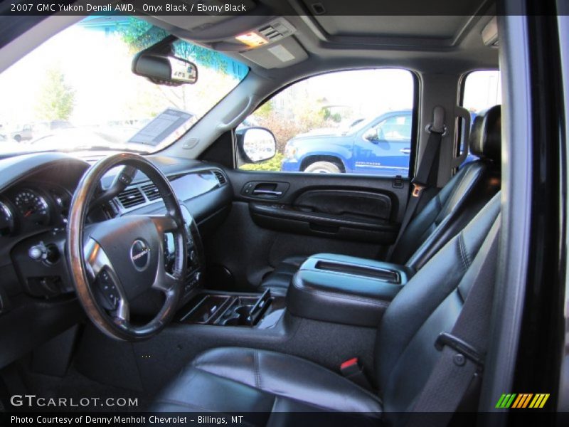 Onyx Black / Ebony Black 2007 GMC Yukon Denali AWD