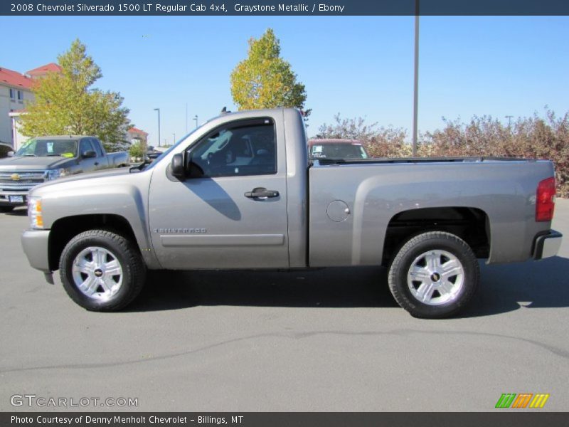 Graystone Metallic / Ebony 2008 Chevrolet Silverado 1500 LT Regular Cab 4x4