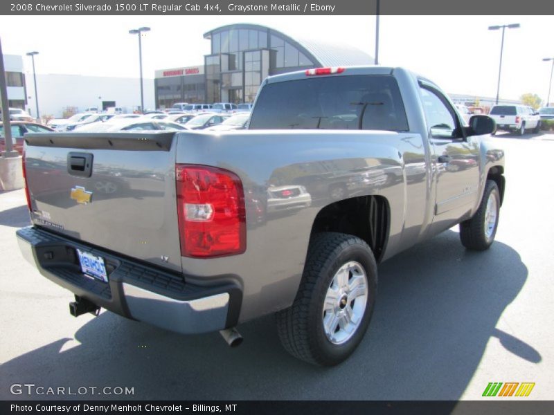 Graystone Metallic / Ebony 2008 Chevrolet Silverado 1500 LT Regular Cab 4x4