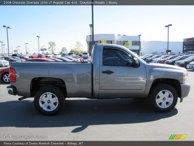 Graystone Metallic / Ebony 2008 Chevrolet Silverado 1500 LT Regular Cab 4x4