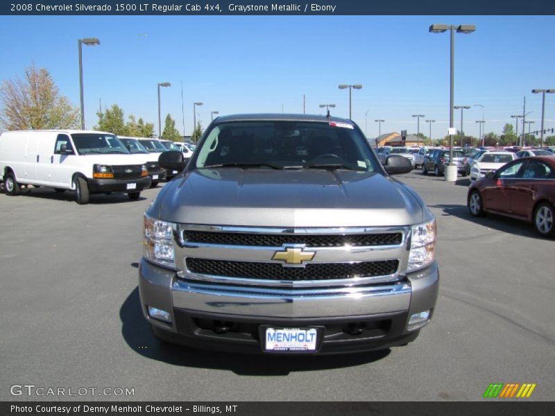 Graystone Metallic / Ebony 2008 Chevrolet Silverado 1500 LT Regular Cab 4x4