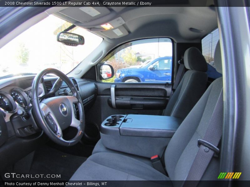 Graystone Metallic / Ebony 2008 Chevrolet Silverado 1500 LT Regular Cab 4x4