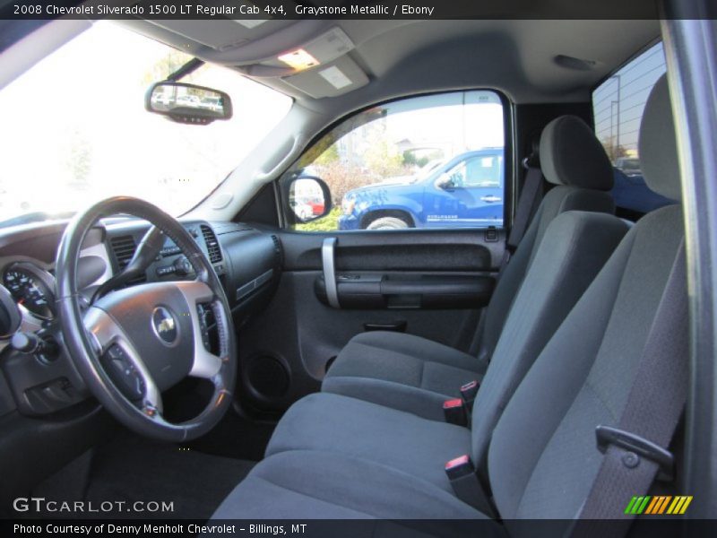 Graystone Metallic / Ebony 2008 Chevrolet Silverado 1500 LT Regular Cab 4x4