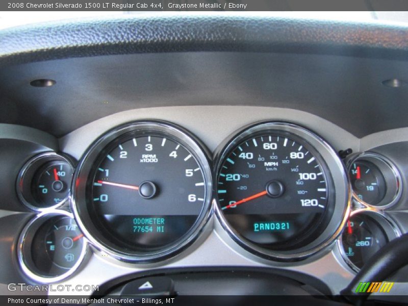 Graystone Metallic / Ebony 2008 Chevrolet Silverado 1500 LT Regular Cab 4x4