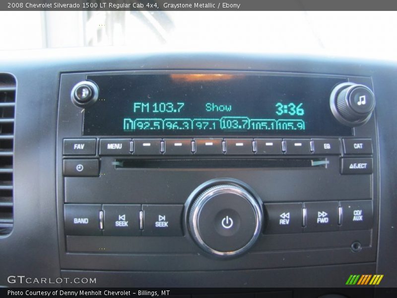 Graystone Metallic / Ebony 2008 Chevrolet Silverado 1500 LT Regular Cab 4x4