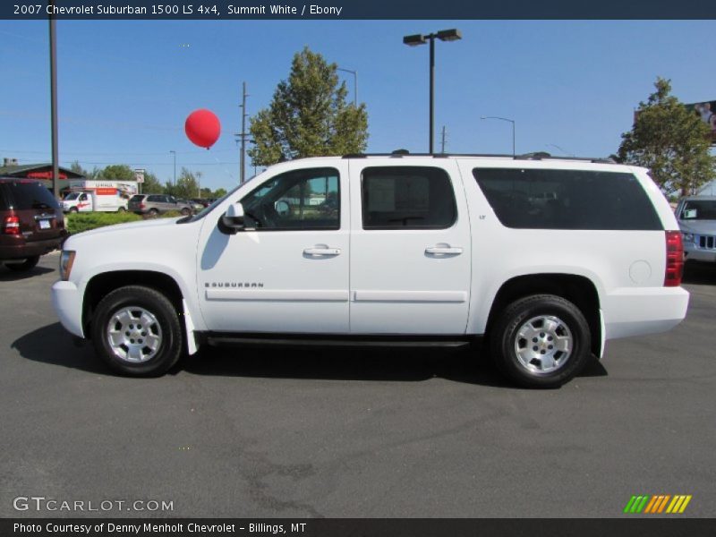 Summit White / Ebony 2007 Chevrolet Suburban 1500 LS 4x4