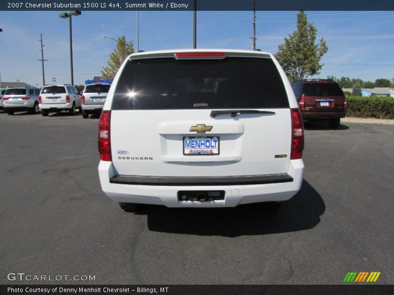 Summit White / Ebony 2007 Chevrolet Suburban 1500 LS 4x4