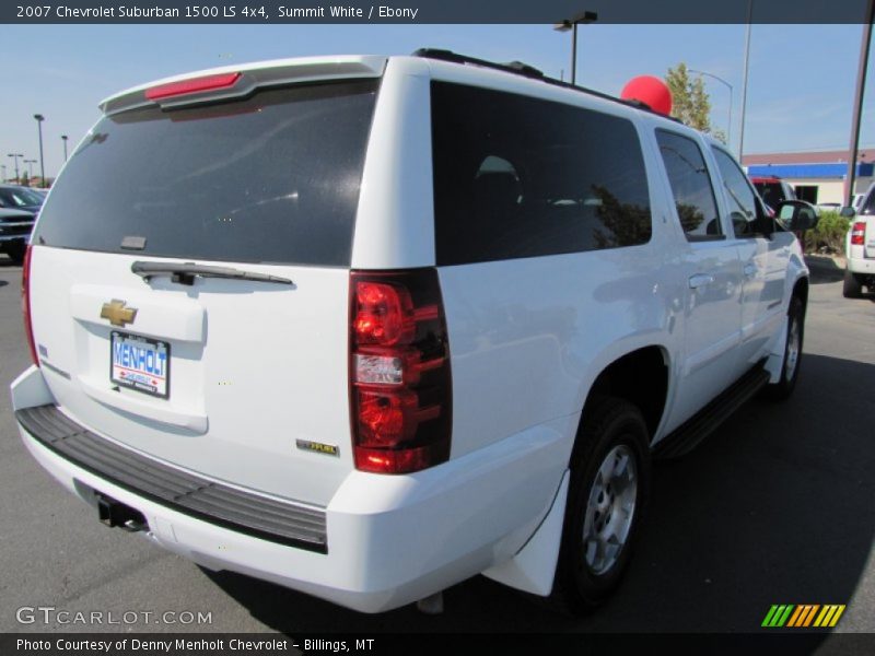 Summit White / Ebony 2007 Chevrolet Suburban 1500 LS 4x4