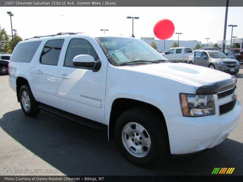 Summit White / Ebony 2007 Chevrolet Suburban 1500 LS 4x4