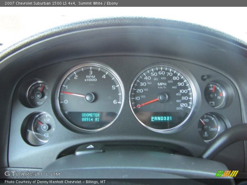 Summit White / Ebony 2007 Chevrolet Suburban 1500 LS 4x4