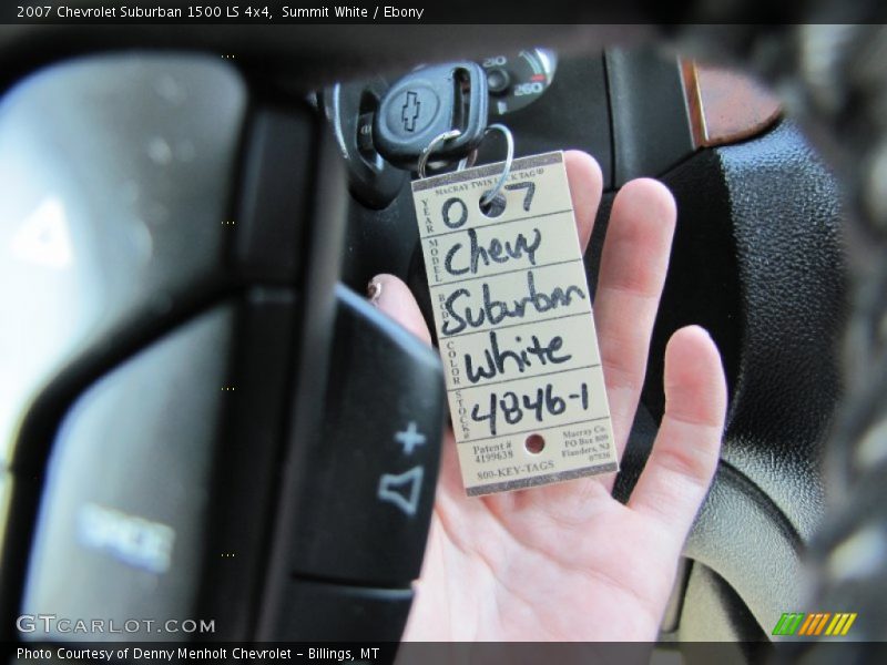 Summit White / Ebony 2007 Chevrolet Suburban 1500 LS 4x4