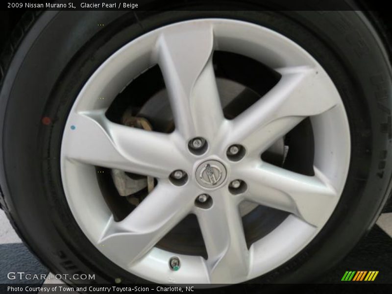 Glacier Pearl / Beige 2009 Nissan Murano SL