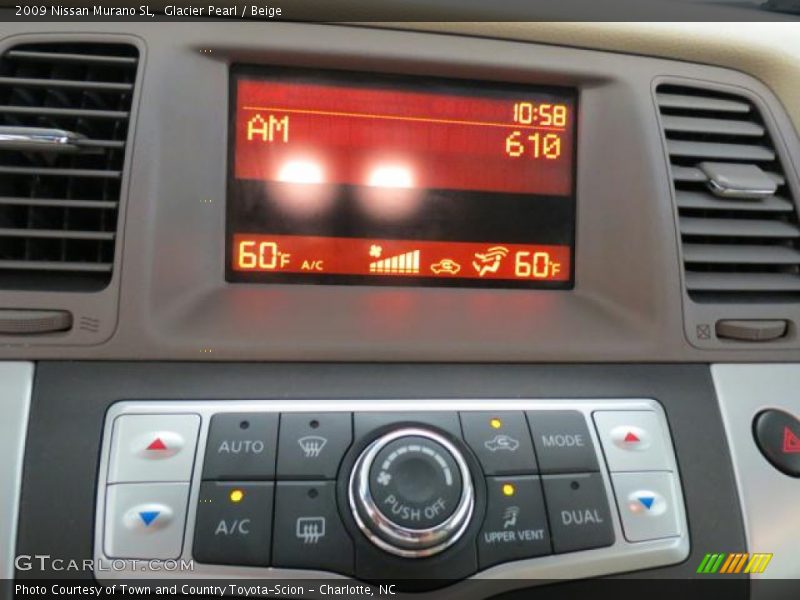 Glacier Pearl / Beige 2009 Nissan Murano SL