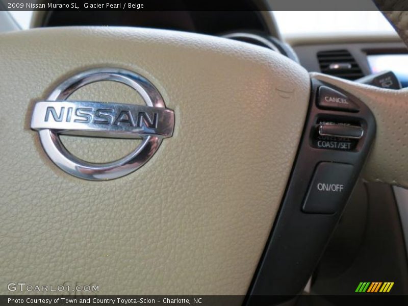 Glacier Pearl / Beige 2009 Nissan Murano SL