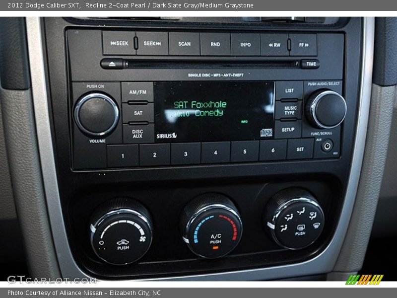 Controls of 2012 Caliber SXT