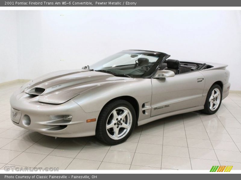 Front 3/4 View of 2001 Firebird Trans Am WS-6 Convertible
