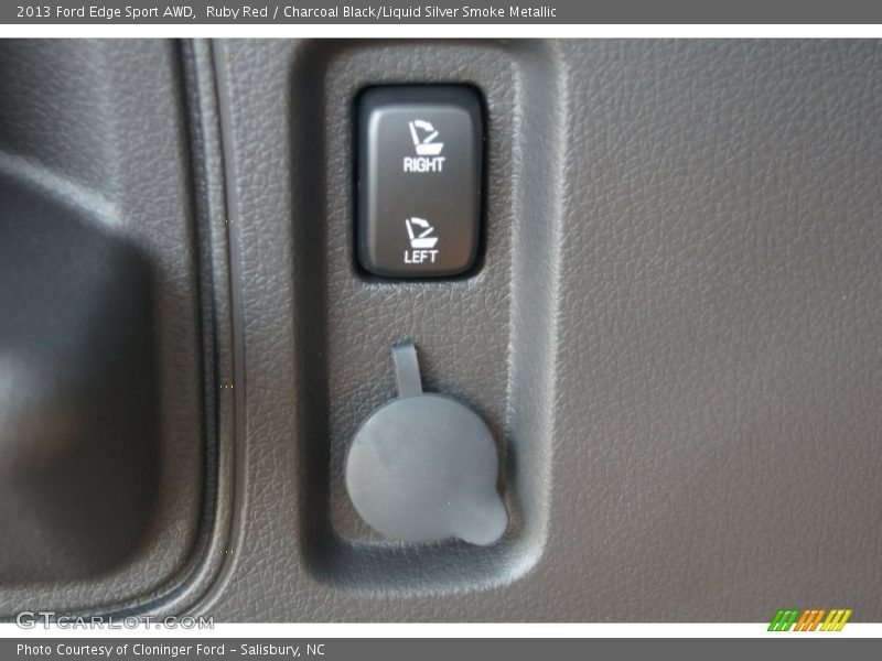 Ruby Red / Charcoal Black/Liquid Silver Smoke Metallic 2013 Ford Edge Sport AWD