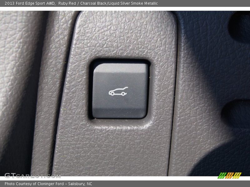 Ruby Red / Charcoal Black/Liquid Silver Smoke Metallic 2013 Ford Edge Sport AWD