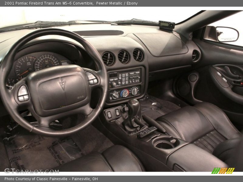  2001 Firebird Trans Am WS-6 Convertible Ebony Interior