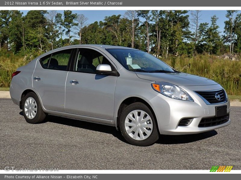  2012 Versa 1.6 SV Sedan Brilliant Silver Metallic