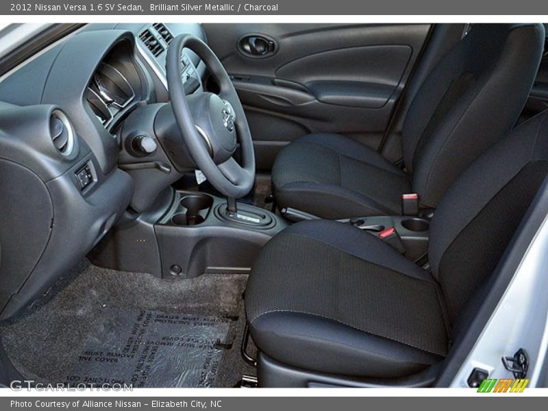  2012 Versa 1.6 SV Sedan Charcoal Interior