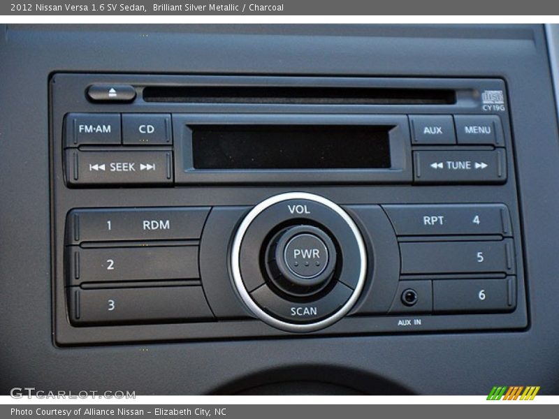 Audio System of 2012 Versa 1.6 SV Sedan