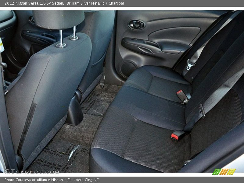 Brilliant Silver Metallic / Charcoal 2012 Nissan Versa 1.6 SV Sedan