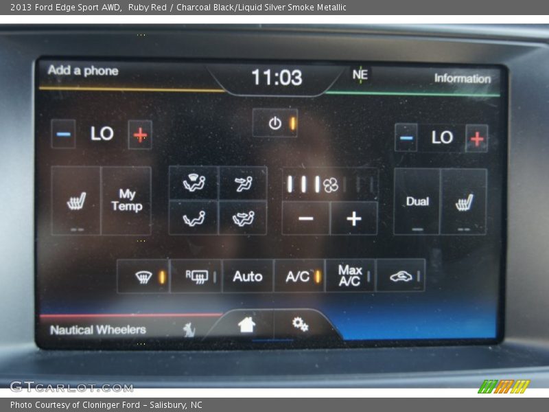 Ruby Red / Charcoal Black/Liquid Silver Smoke Metallic 2013 Ford Edge Sport AWD