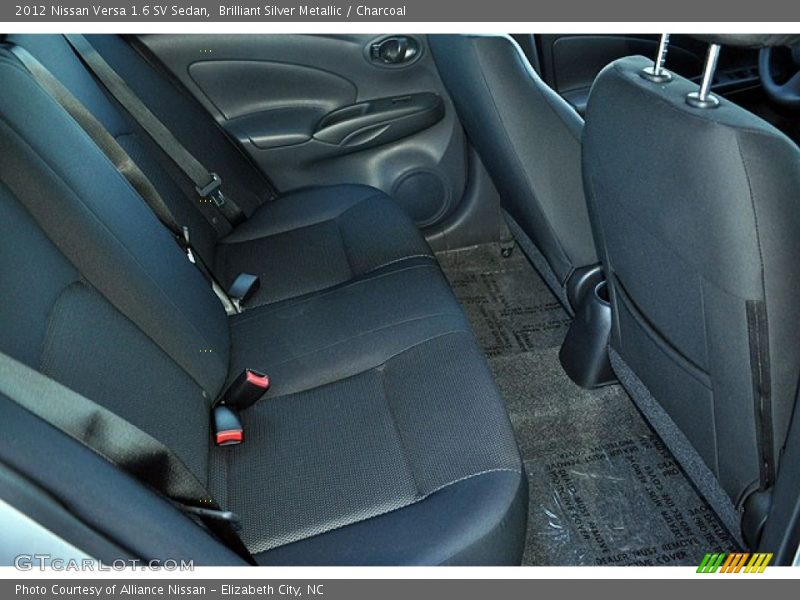 Brilliant Silver Metallic / Charcoal 2012 Nissan Versa 1.6 SV Sedan