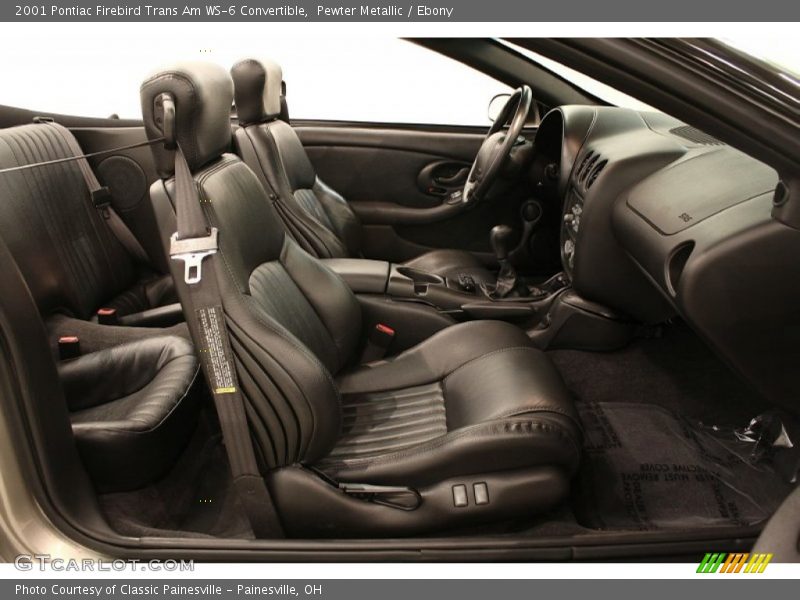  2001 Firebird Trans Am WS-6 Convertible Ebony Interior