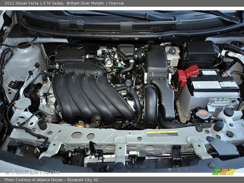  2012 Versa 1.6 SV Sedan Engine - 1.6 Liter DOHC 16-Valve CVTCS 4 Cylinder