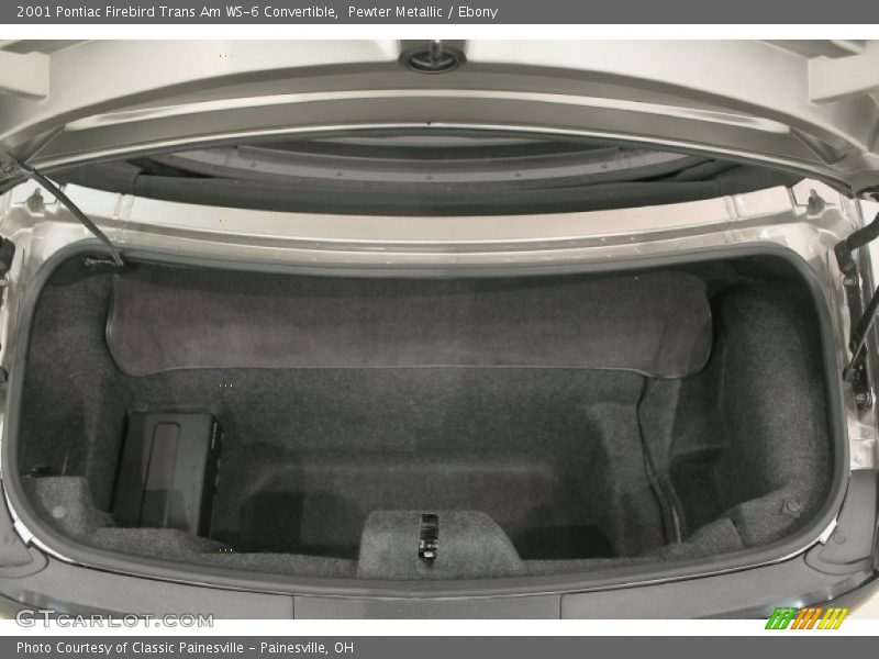  2001 Firebird Trans Am WS-6 Convertible Trunk