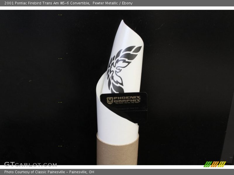 Pewter Metallic / Ebony 2001 Pontiac Firebird Trans Am WS-6 Convertible