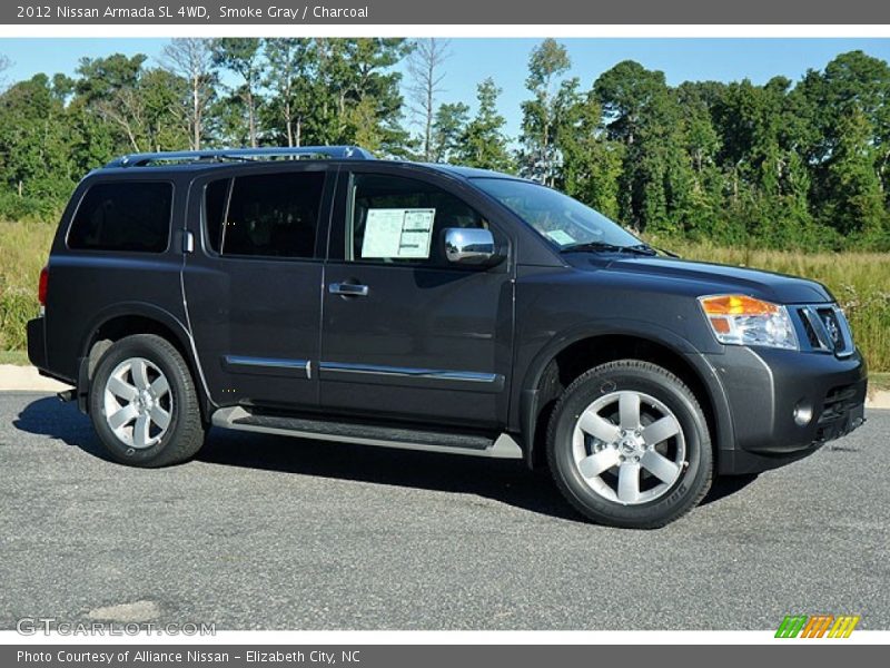 Smoke Gray / Charcoal 2012 Nissan Armada SL 4WD