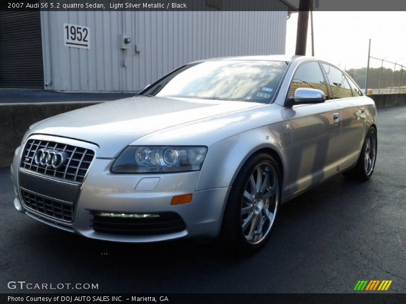 Light Silver Metallic / Black 2007 Audi S6 5.2 quattro Sedan