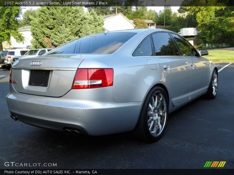 Light Silver Metallic / Black 2007 Audi S6 5.2 quattro Sedan