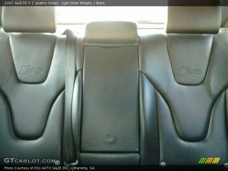 Rear Seat of 2007 S6 5.2 quattro Sedan